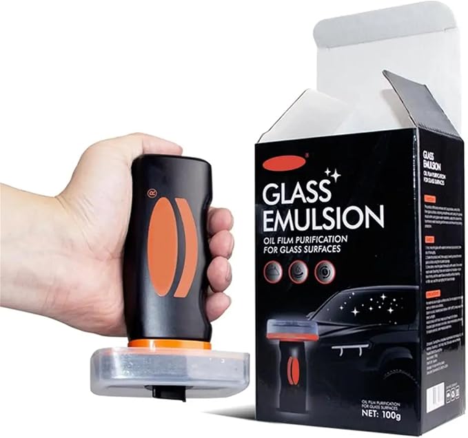 2026 New Handheld Glass Oil-Film Remover, New Upgrade Emulsion Cleaner Glass Cleaning Board