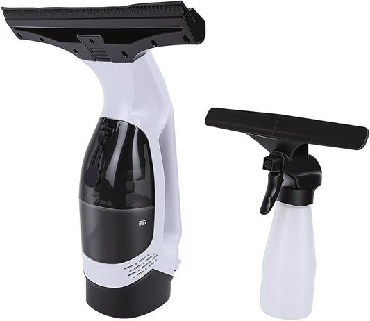Fafeicy Cordless Window Vacuum Cleaner, Handheld Glass Cleaner with 2000Pa Suction, 280mm Extra Wide Squeegee for Shower Doors, and Tiles