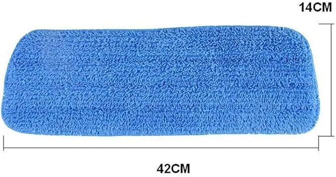 Replaced Mop Cloth Reusable Microfiber Pad for Spray Mop Practical Household Dust Cleaning Kitchen Living Room Cleaning Tools(Blue3pcs)