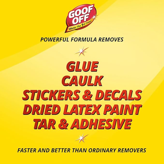 Professional Strength Adhesive Remover – 16 fl. oz | Removes Stickers, Paint, Grease, Tar, Gum & More | Heavy-Duty Cleaner for Home, Auto, Garage & DIY Projects