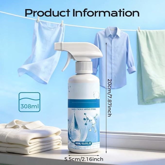 Cleanse Natural Clothing Emulsifier, 2026 Upgrade Non Ionic Emulsifier Clothing Cleaner, Powerful Spot Stain Remover Laundry Spray, No Damage Fabric Conditioner Restore Faded Color (Coconut, 2pcs)