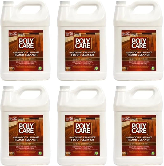 Hardwood Floor Cleaner Refill - 128 fl oz - 6 pack - Fresh- Refill for Spray Mops and Spray Bottles - Residue-Free Floor Cleaning Solution for Wood or Laminate Floors
