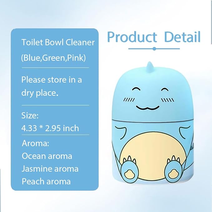 Toilet Cleaner & Toilet Deodorizer, Super Strong Toilet Bowl Cleaner for Removing Dirt, be Used for A Long Time (3 Pcs)