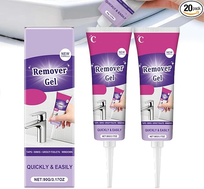 Cleaning Remover Gel - Powerful Household Cleaning Gel, 2026 New Cleaning Remover Gel, Crevice Stain & Odor CleaningGel for Grout and Tiles (2PCS)