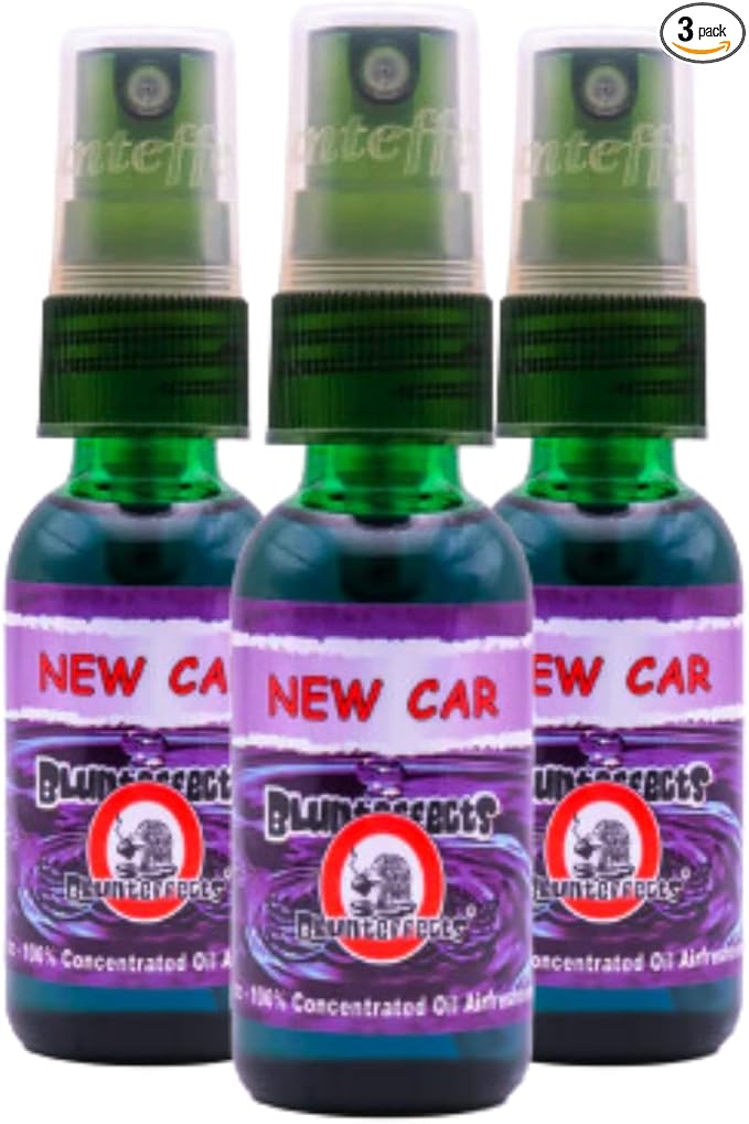 Blunteffects Blunt Effects 100% concentrated Air Freshener Oder Neutralizing Spray (new car 3 Pack)