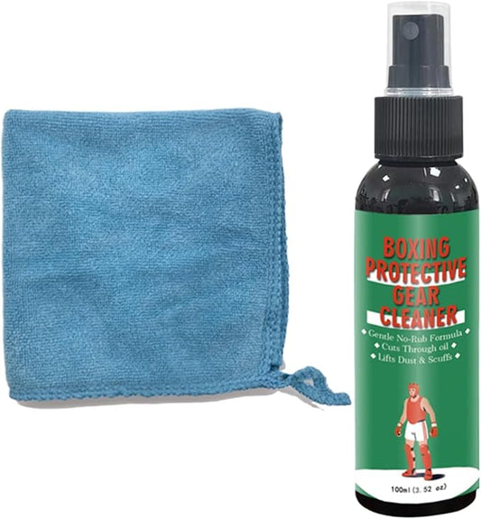 Boxing Glove Cleaner 100ml Gym Equipment Powerful Spray Sports Deodorizer Ideal for Shoes Work Boots Clothing Gym Bag Helmet Hockey Baseball