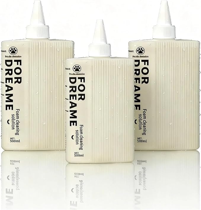 Floor Cleaner Liquid And Foam Pet Deodorizer, Flower Fruit Scent, 500ml X3 Refill Set, Compatible With Dreame H15 Pro/H14 Pro/H13 Pro Wet Dry Vacuum Cleaners