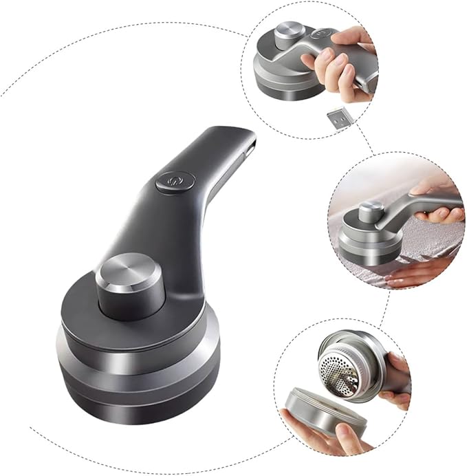 1pc USB Rechargeable Fuzz Remover and Lint Shaver Portable Hair Trimmer for Clothes Fabric Cleaner Material Keep Clothing Looking
