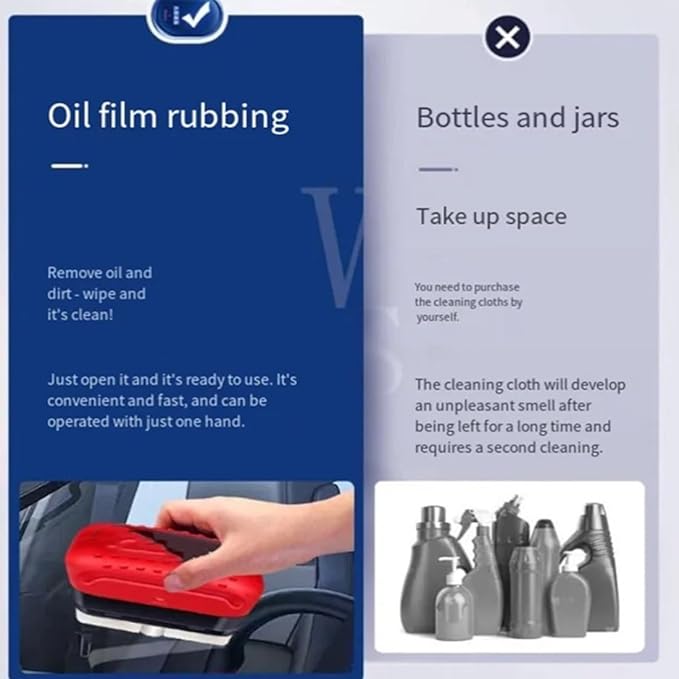 Q4 Glass Guard, Q4 Glass Cleaner, Automotive Oil Film Cleaning Brush for Car Windows, Glasses Cleaning Board Wipes Brush for All Vehicles, Removal Anti-Rain, Improves Clarity and Visibility (4, A)