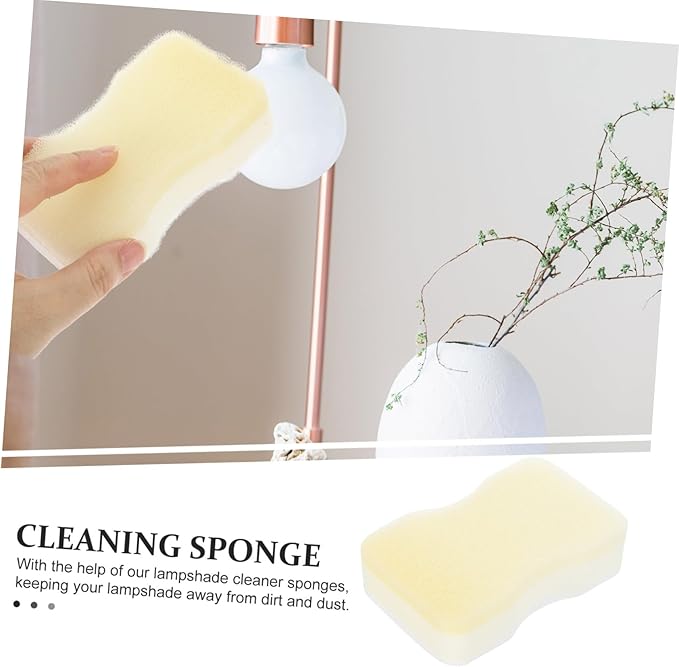 30pcs Gelloo White Cleaning Sponge Dryer Cleaner Dust Sponge for Lampshade Fabric Cleaning Tool