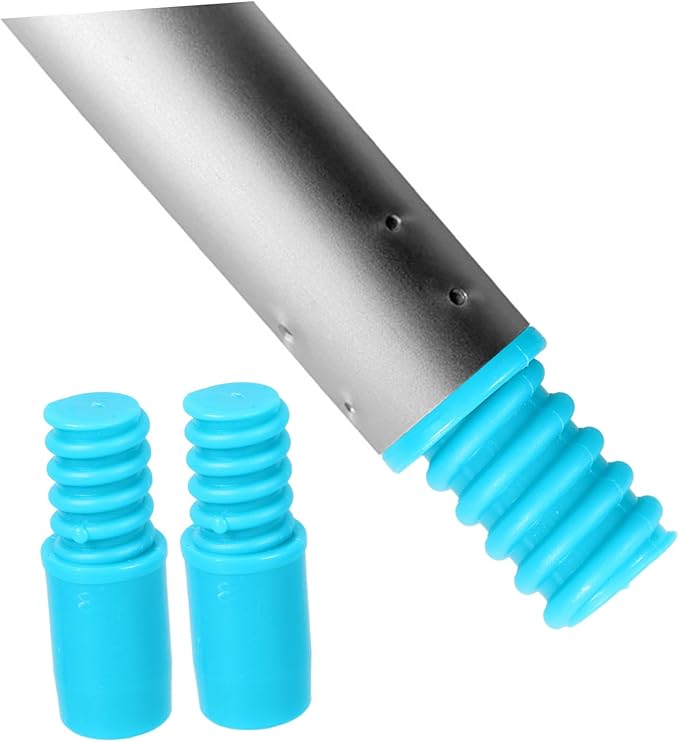 2pcs Threaded Adapter for Pole Replacement Extension Pole Adapter Threaded Tip for Mop