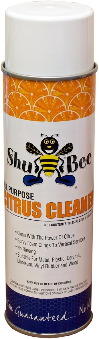 ShuBee® All Purpose Cleaner – Foaming Citrus Formula for Multi-Surface Cleaning, Powerful Degreaser, No-Rinse Spray, 18 oz