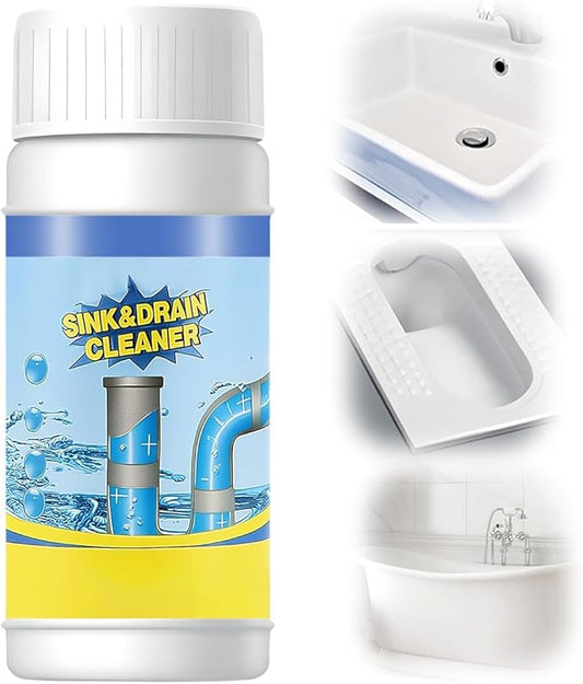 Sink & Drain Cleaner Powder, Powerful Sink Cleaner Powder for Bathroom & Kitchen Dredging (1 PCS)