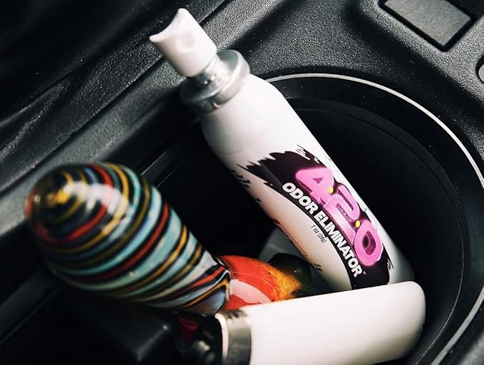 420 Odor Eliminator Air Freshner (Sweet Vanilla Pink) (2 Pack Spray)