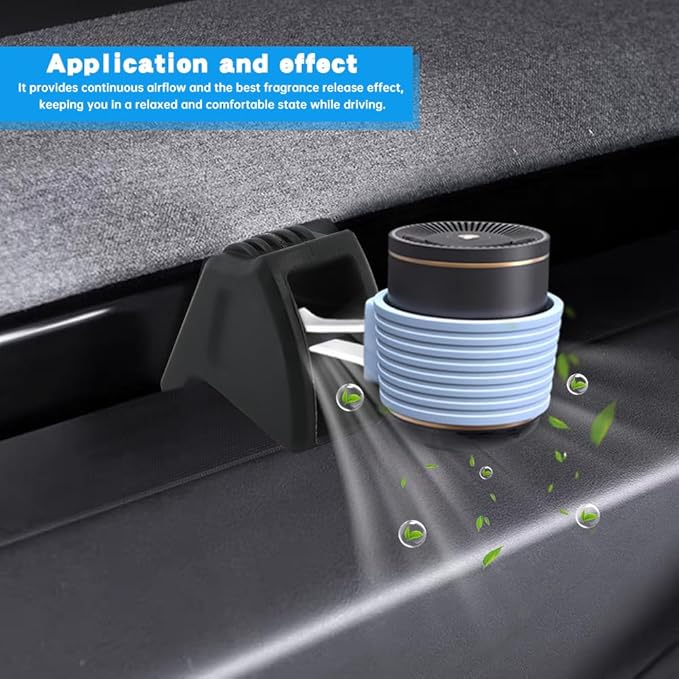2Pack Air Freshener Adapter for 2025-2026Tesla New Model Y Juniper,2025Tesla Model 3 Air Vent Clips Adapter Silicone,Air Freshener Diffuser Holder(Air Fresheners NOT Included)
