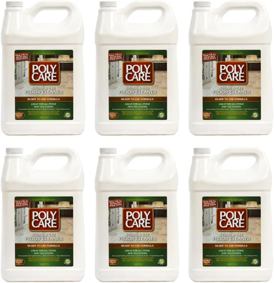 Stone & Tile Floor Cleaner Refill - 128 fl oz (6 Pack) - Fresh- Refill for Spray Mops and Spray Bottles - Residue-Free Floor Cleaning Solution