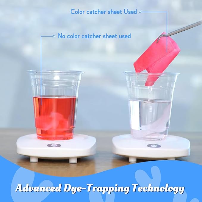 Bellaluce Color Catchers for Laundry 54 Count, Dye Catcher to Prevent Color Runs, Grabber Sheets for Home, Apartment, Dorm, Hotel