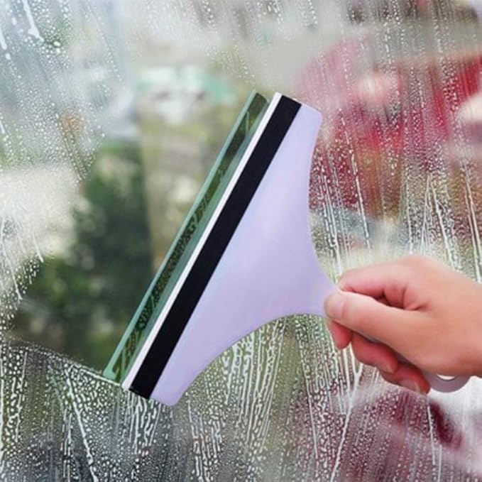 Smooth PP Material Glass Cleaner Window Wiper, Brush with Hanging Hole Design, for Glass Cleaning