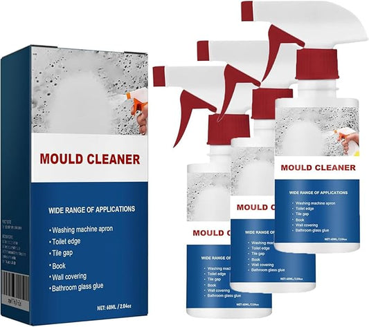 Mould Cleaner Spray Powerful Foam Cleaning Spray, Multi-Surface Fast-Acting Stain Remover for Kitchen, Bathroom, Wall and Tile Cleaning, No Scrubbing Required (3)