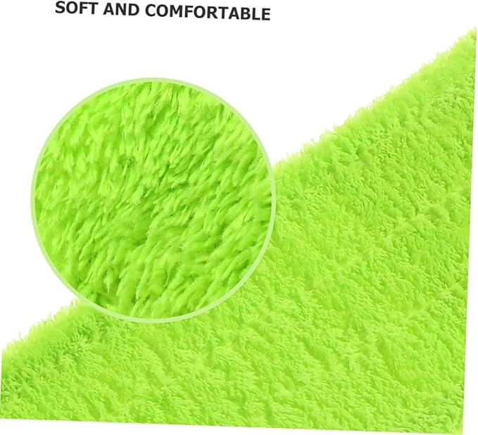 SAFIGLE 2pcs Coral Fleece Replacement Mop Pads for Floor Cleaning Reusable Machine Washable for Use