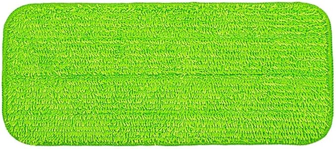 Reusable Mop Pads 8pcs Microfiber Replacement Mop Pads Washable Mops Refill Pad Wet Dry Replacement Heads(Green)
