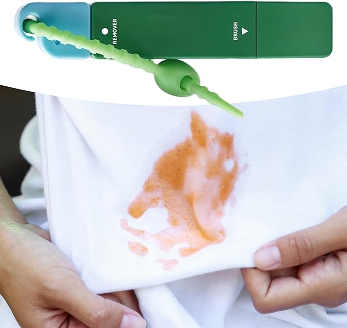 Stain Remover Pen For Clothing, 12 Ml Portable Double-Ended Stain Bleaching Pen, Instant Clothes Spot Cleaner Stick With Lanyard, For Home Outdoor & Travel