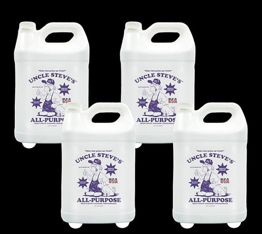UNCLE STEVE'S® All-purpose Cleaner - Made in the USA - Pet & Kid Friendly - Eco-Friendly - Non-Toxic (4, 1 Gallon)