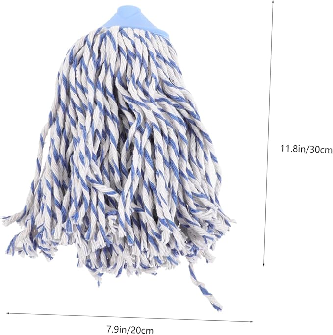 NOLITOY Water Absorption Mop Head Brush Replacement Home Cleaning Mop Accessory for Hardwood Tile Concrete