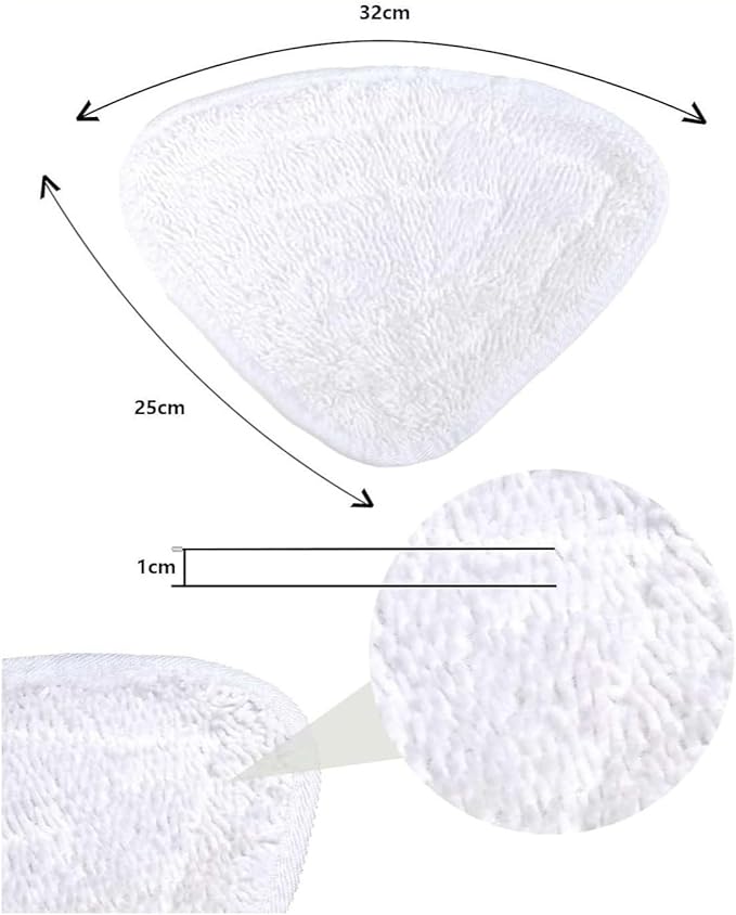 Steam Mop Pads ，Compatible For Vileda， O-cedar Plus100 Hot Spray Mop, Steam Cleaner And Vileda Steam Mop(2pcs)