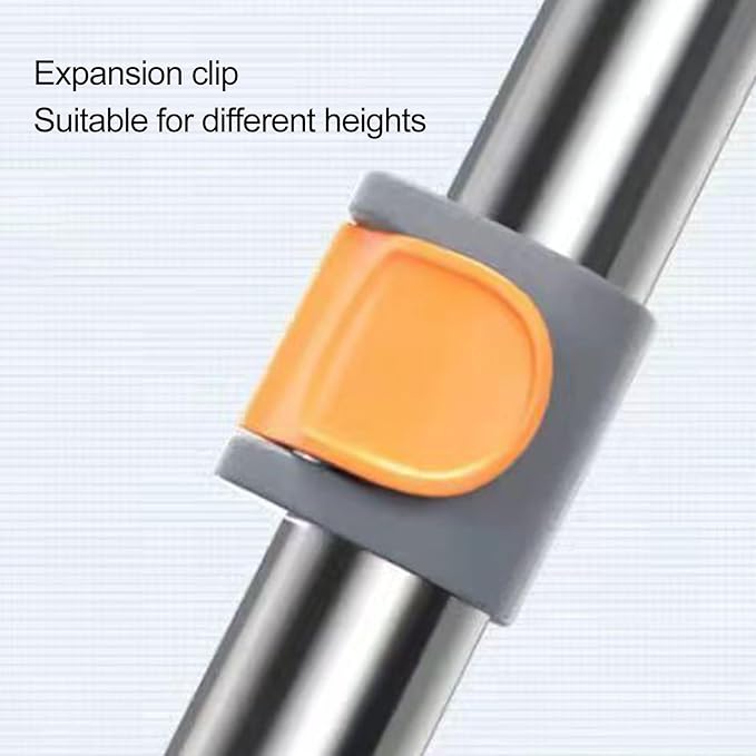 Walbest Spin Mop with Bucket, 360 Degree Rotatable Self Wash Square Mop Clean/Dirty Water Separation System Adjustable Handle Mops for Wet and Dry Dual-use Grey B