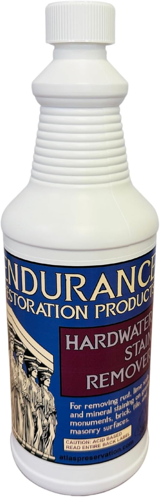Generic Endurance Hardwater Stain Remover - Remove Hardwater Staining from Brick, Block, Granite, Grout, Clay Tile and More! - 1 Quart