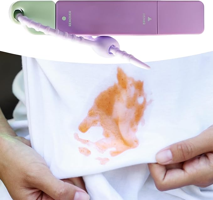 Instants Stain Removers Stick, Stain Remover Travel Size Pen for Clothes, Double-Ended Spot Cleaner Cleaning Tools, 12Ml Portable Fabric Cleaner for Camping Picnic Outdoor Food Grease Oil BBQ