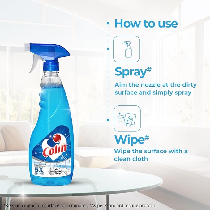 Glass Cleaner Pump 2X More Shine with shine Boosters - 500ml