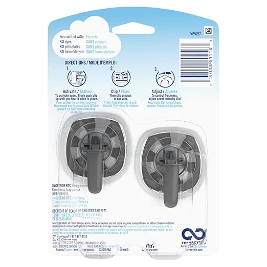 Febreze Hawaiia Vent Clip Air Freshner, 2 Count
