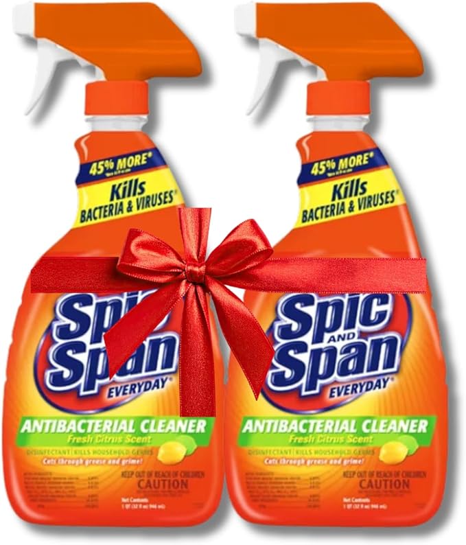 Spic & Span Advanced Clean Multi-Purpose Cleaner Spray, Fresh Citrus Scent, 32 fl oz (Pack of 2)