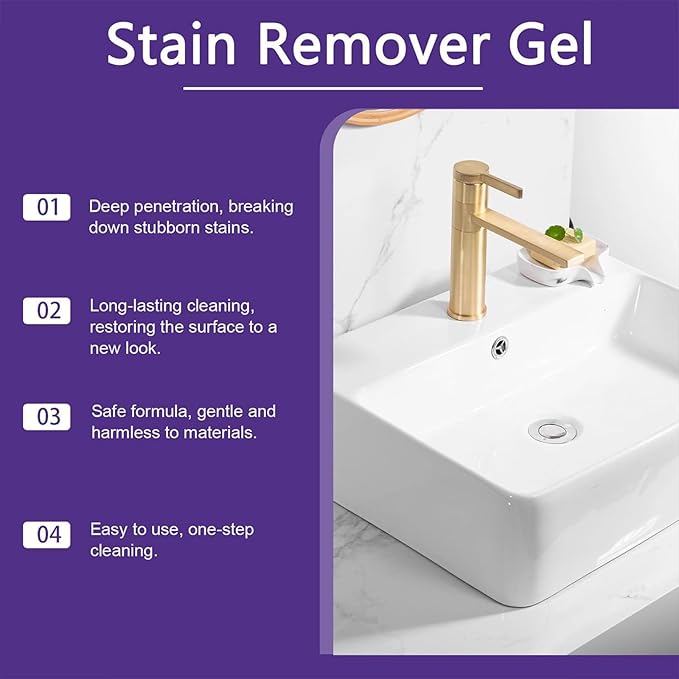 Cleaning Remover Gel - Powerful Household Cleaning Gel, 2026 New Cleaning Remover Gel, Crevice Stain & Odor CleaningGel for Grout and Tiles (1PCS)