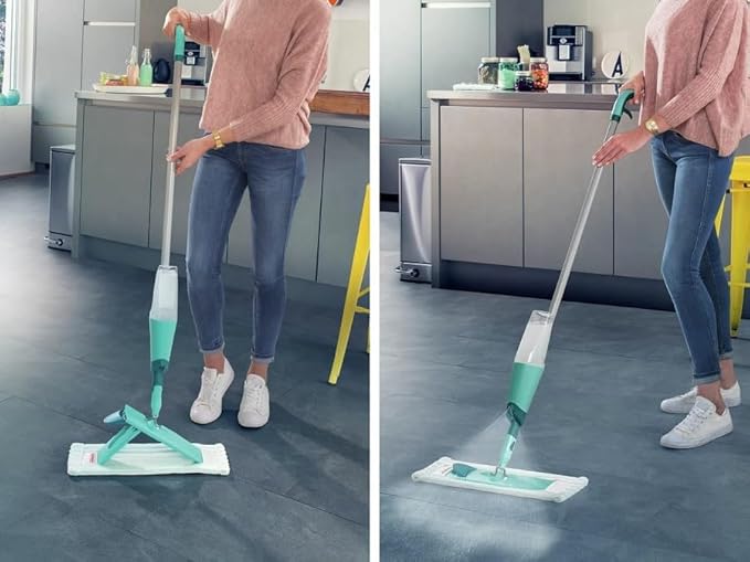 Leifheit Comfort Easy Spray Mop, Aluminum XL, 130 x 16.5 x 11 cm