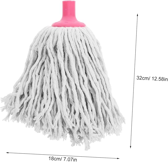 STOBAZA Cleaning Mop Head Refill Cedar Reusable Mopping Head Accessory Dry Wet Floor Cleaning Tool