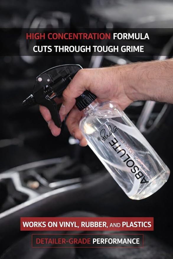 Absolute All Purpose Cleaner - Cleans leather, fabric, tires, wheels, engine bay, vinyl, shoes, + more - 16 oz.