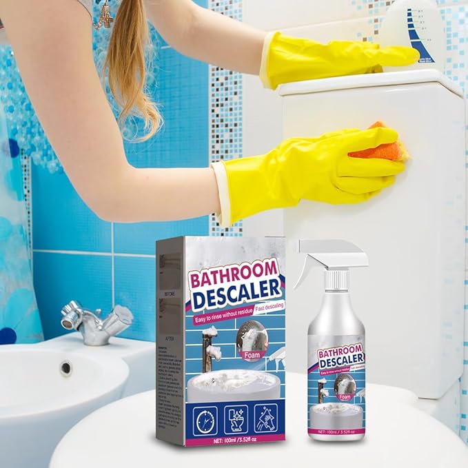 Bathroom Descaler Foam Cleaner, 2026 New Foam Spray Cleaner, Multipurpose Stubborn Stains Remover for Kitchen Bathroom, Hard Water Stain Remover for Home Use (3 Pcs)