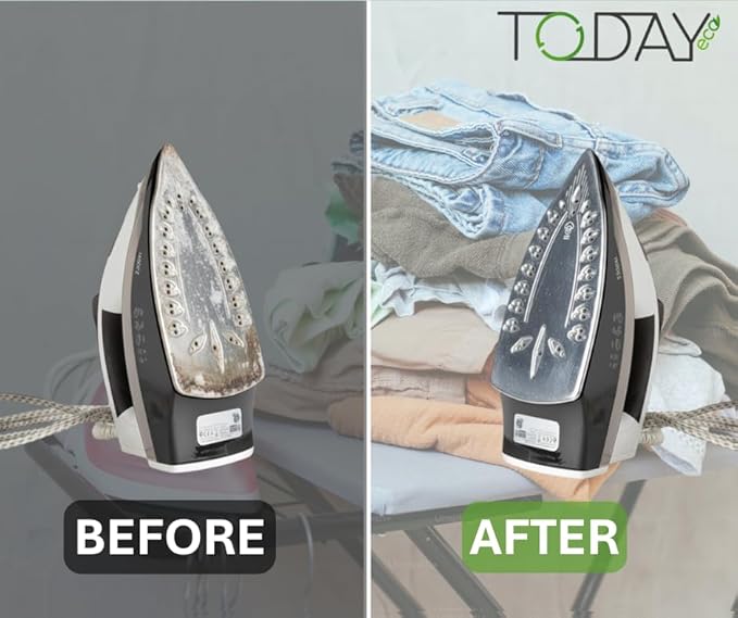 Today - (2x) Iron Cleaner Stick for Hot Soleplate – Steam Iron Residue Remover and Plate Descaler – Removes Stains and Starch – Easy to Use – Made in Italy