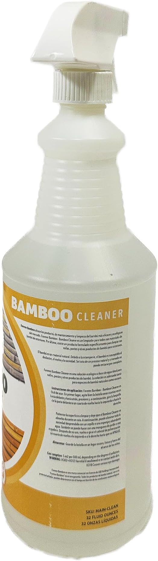 Forever Bamboo Cleaner Exclusive Formula Bamboo Cleaning Spray, Eco-Friendly Water-Based All Purpose Cleaner
