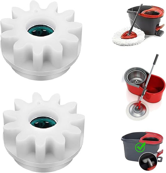 Easy Mop Pedal Broom Spin Replacement One Way Clutch Mops Bearing for Vileda/O-Cedar Easywring RinseClean Replacement (2 PCS)
