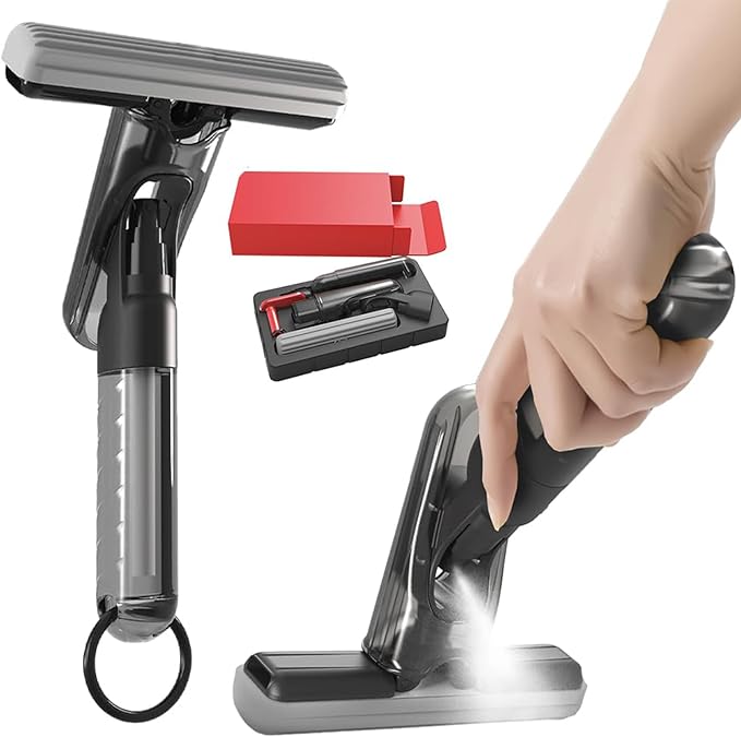 Mini Spray Mop for Countertop Cleaning, Self Squeezing Mini Mop with Spray, Quickie Sponge Mop,Semi-Automatic Cleaning Desktop Mini Mop with A Small Spray Bottle (1Set)