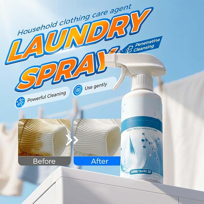 Cleanse Natural Clothing Emulsifier, 2026 Upgrade Non Ionic Emulsifier Clothing Cleaner, Powerful Spot Stain Remover Laundry Spray, No Damage Fabric Conditioner Restore Faded Color (Coconut, 2pcs)