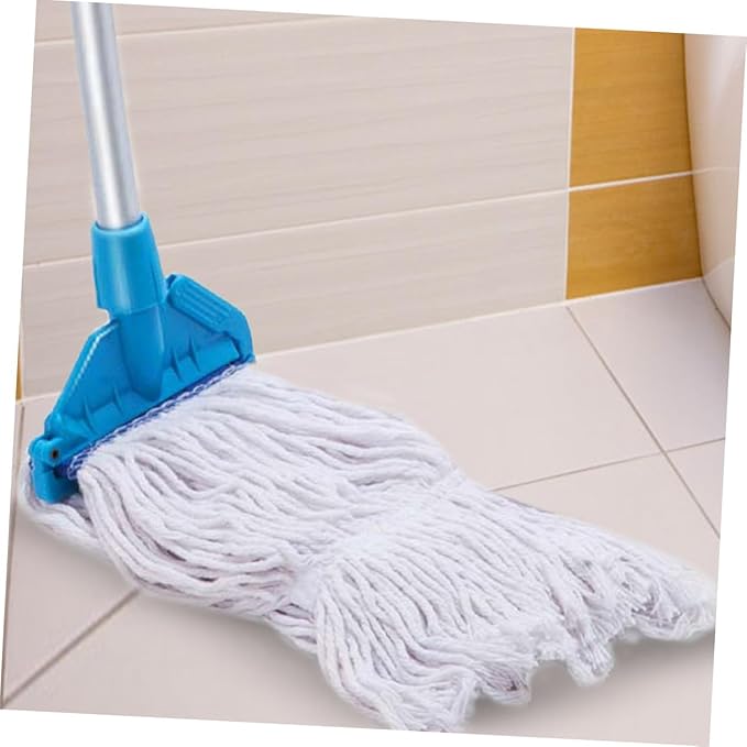 KICHOUSE Removable Mop Head with High Absorption for Easy Cleaning Compatible with Hardwood Tile and Marble Floors Reusable Dust Wet Mop Replacement for Efficient Home Maintenance