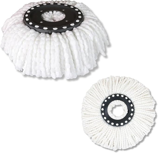 Mop Heads - Pack of 6 Mop Head Replacement, Microfiber Mop Head for Floor Cleaning, 6.5" Heavy Duty Durable & Easy to Install Mop Heads Replacements for Home & Commercial Use