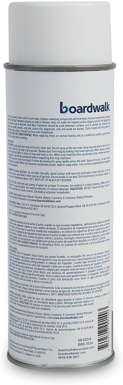 Boardwalk 352ACT Dust Mop Treatment, Pine Scent, 18oz Aerosol, 12/Carton