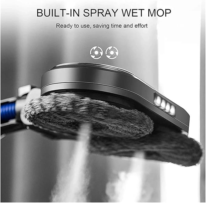 Electric Mop Head Vacuum Spin Mop Replacement, Compatible for Dyson V6 DC58 DC59 DC62 V7 V8 V10 V11 V15(V7 V8)