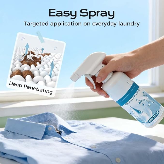 Cleanse Natural Clothing Emulsifier, 2026 Upgrade Non Ionic Emulsifier Clothing Cleaner, Powerful Spot Stain Remover Laundry Spray, No Damage Fabric Conditioner Restore Faded Color (Coconut, 2pcs)